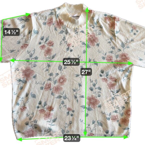 Alfred Dunner Mock Neck Floral Sweater Size 2X - Picture 2 of 5